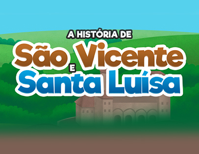 História em Quadrinhos – São Vicente e Santa Luísa